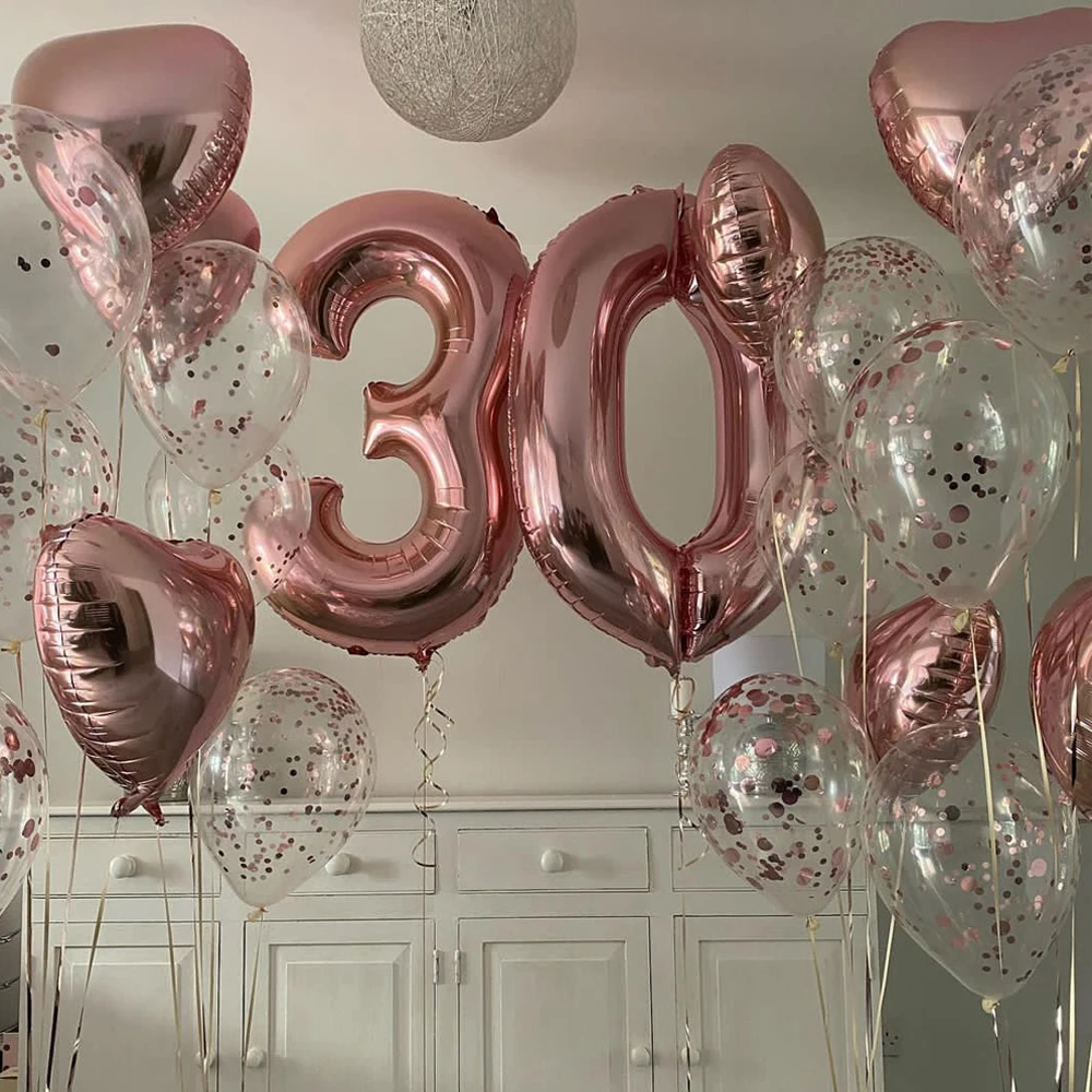 Globos De Papel De Aluminio De Color Caramelo Para Decoración De