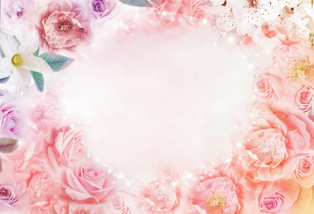 Laeacco Pink Spring Blossom Flowers Rose Polka Dots Light Bokeh Baby Newborn Photography Background Photo Backdrop Photocall Background Aliexpress