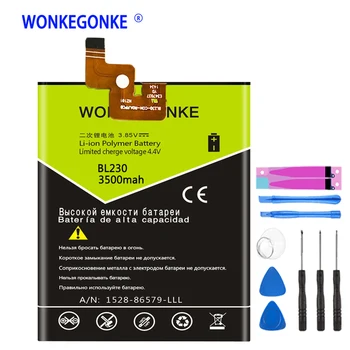 

WONKEGONKE BL230 battery Batterie for Lenovo Vibe Z2 k920 mini k920mini Batteries Bateria