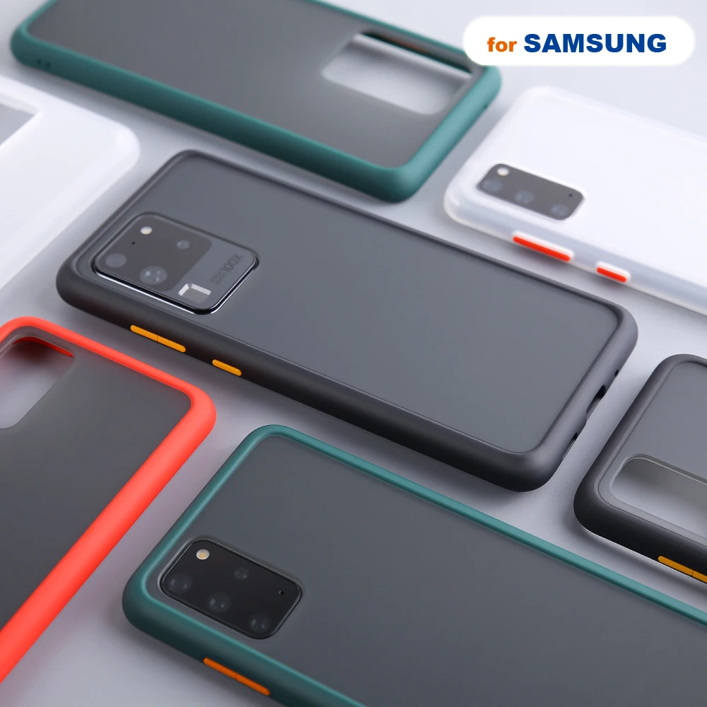 Чехол для Samsung Galaxy S10 S8 S9 S20 Plus Ultra S10e Note 8 9 10 A51 A71 чехол контрастных цветов Note8 Note9 Note10
