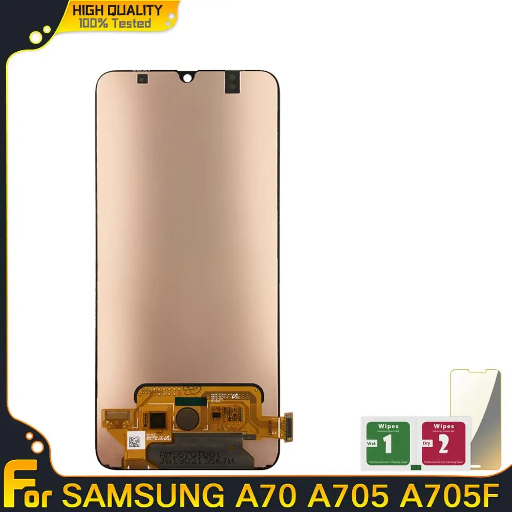Оригинальный ЖК дисплей для Samsung Galaxy A70 A705 A705F SM сенсорный экран дигитайзер в сборе