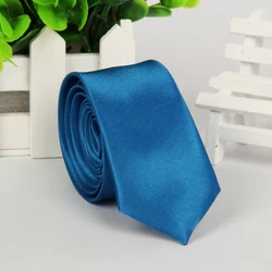 Men Solid Skinny Necktie 5cm Wide Fashion Slim Fit Tie Formal Wedding Party Male Butterflies Silk Business Black Necktie Men