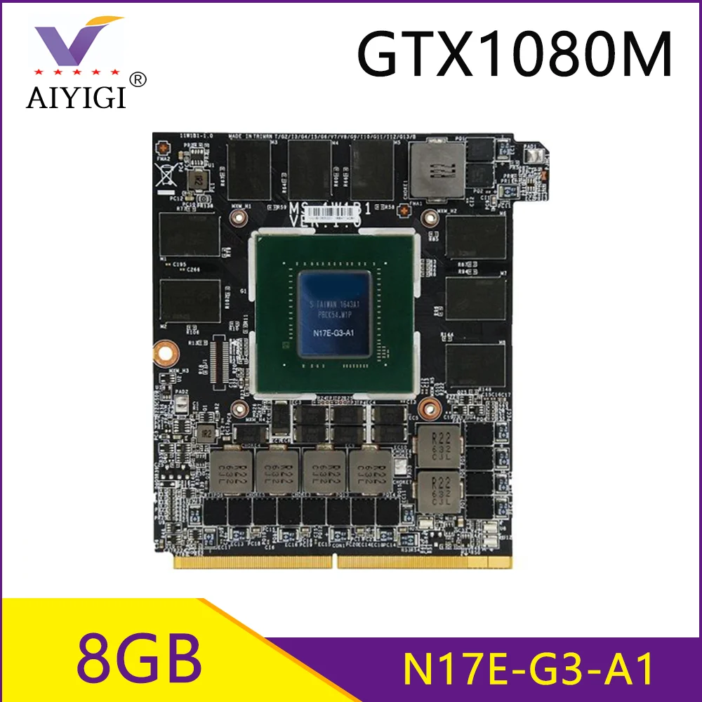 Графическая видеокарта GTX1080M GTX 1080M GDDR5 8 Гб N17E G3 A1 GTX1070M GTX1060M с X кронштейном для Dell