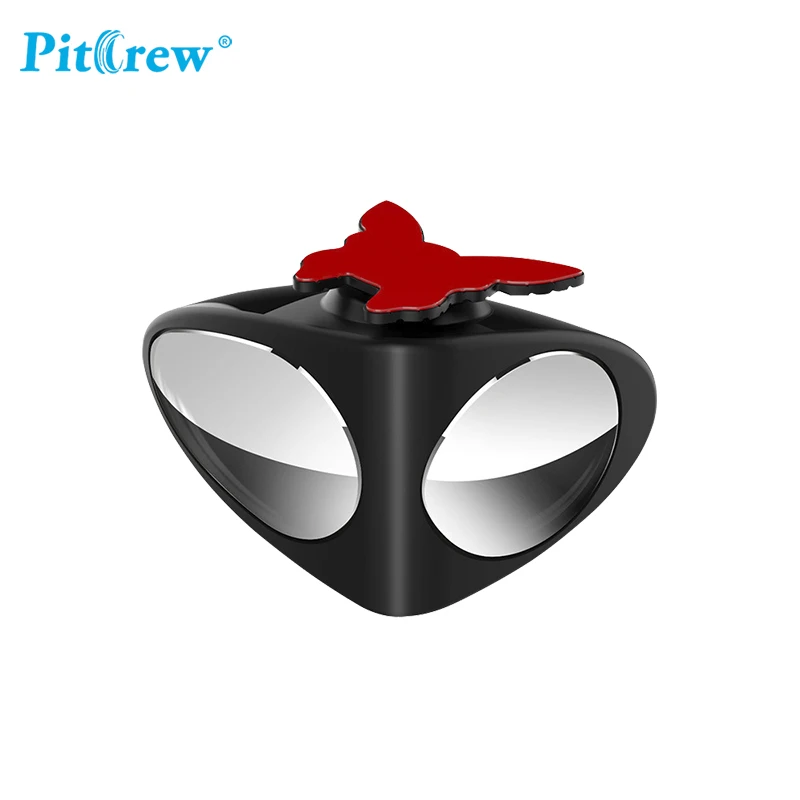 

Pitrew Car Blind Spot Convex Mirror Automotive 360 Rotate Adjustable Stick-on /Rear View Mirrors for Traffic Safety Car Accessor