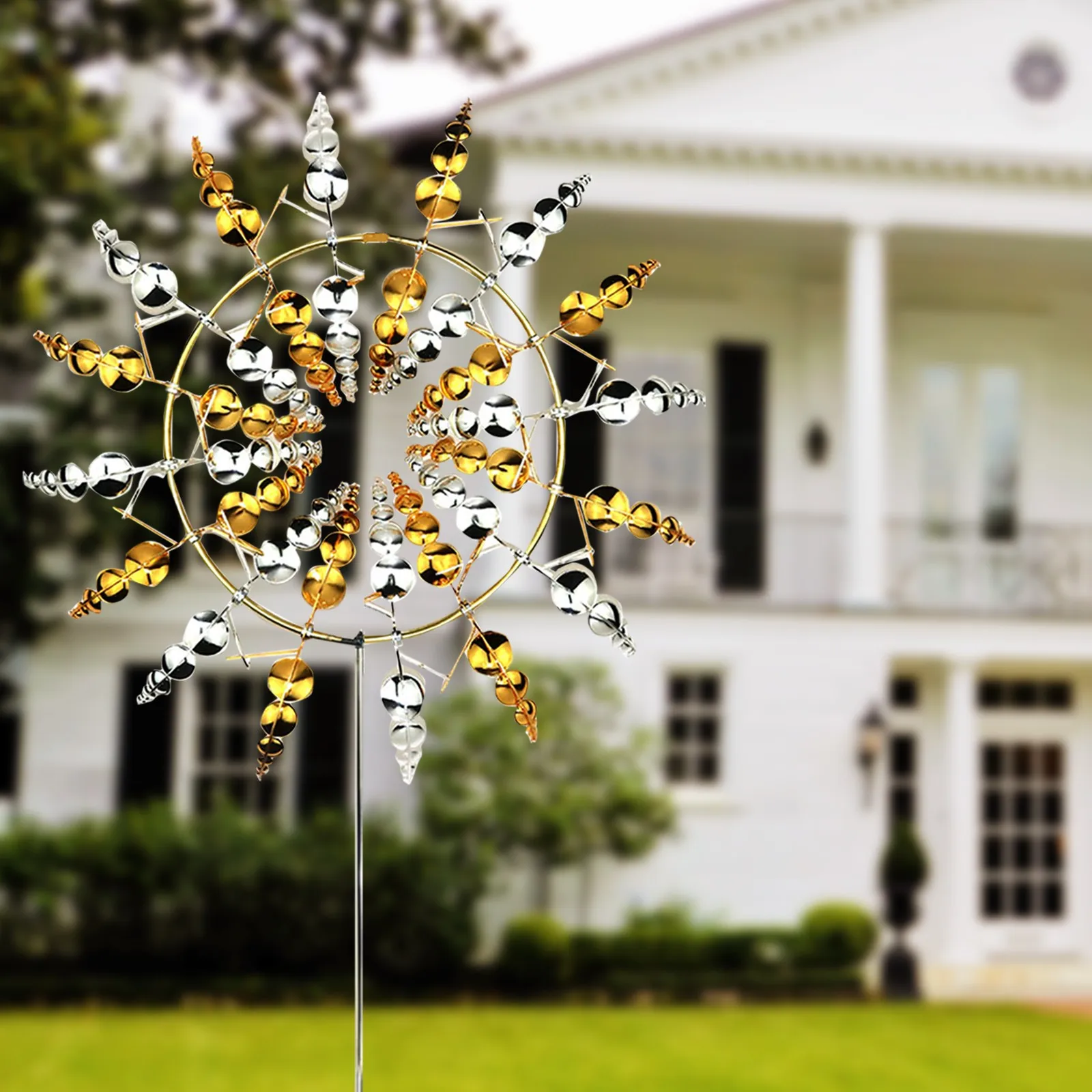 Уникальная и волшебная металлическая ветряная мельница ветряные Спиннеры Ловцы