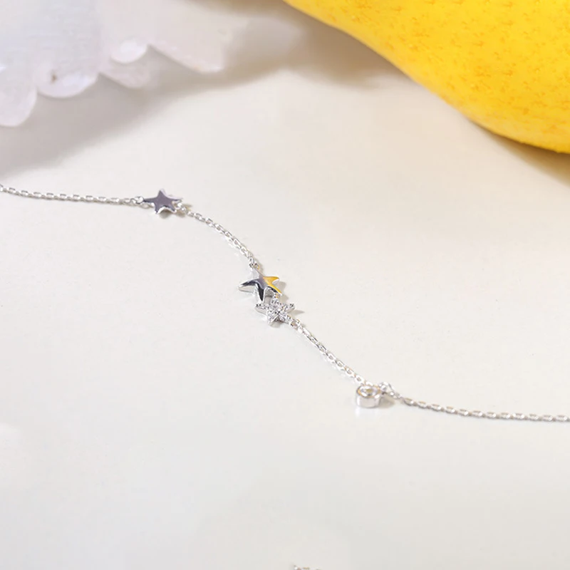MIQIAO Starfish Star Anklet 925 Sterling Silver Leg Chain Female Women Foot Jewelry Fashion For Girls Summer Beach Accessories