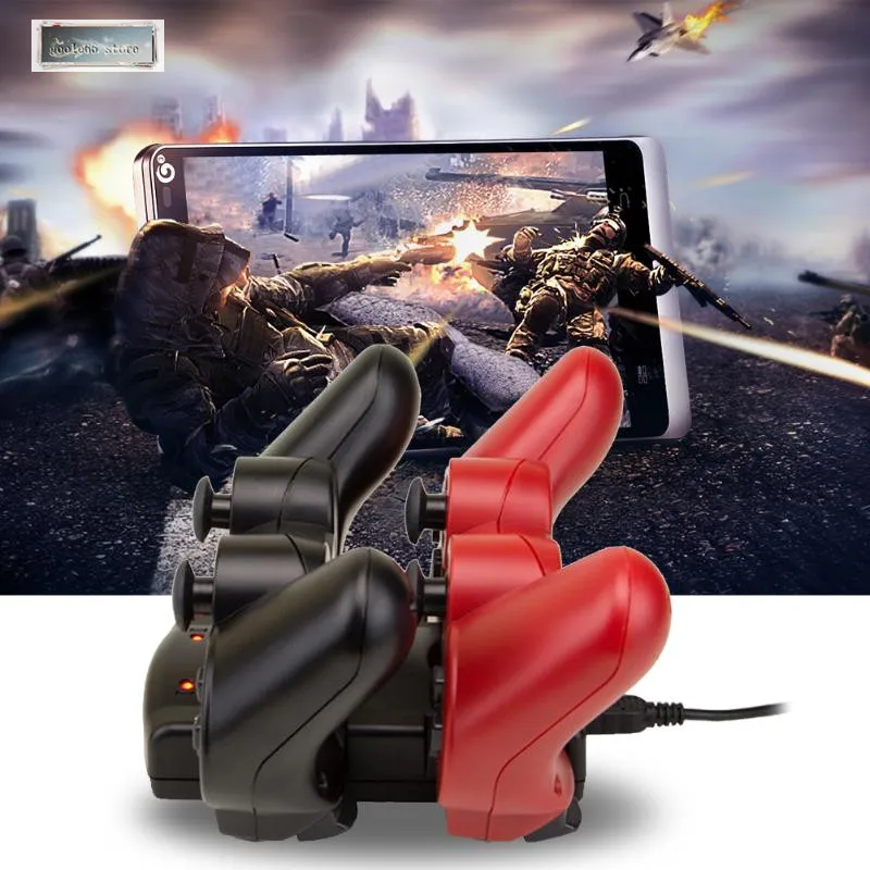 Двойной USB зарядная док-станция для PS4 зарядное устройство для Ps4 Геймпад Подставка для зарядки вертикальный кронштейн