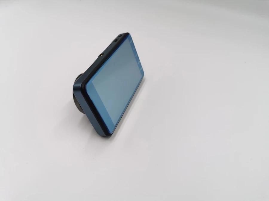 2.5D стекло Автомобильный видеорегистратор 4 дюйма авто камера с двумя объективами FHD 1080P ночного видения видеорегистратор с инфракрасной камерой заднего вида