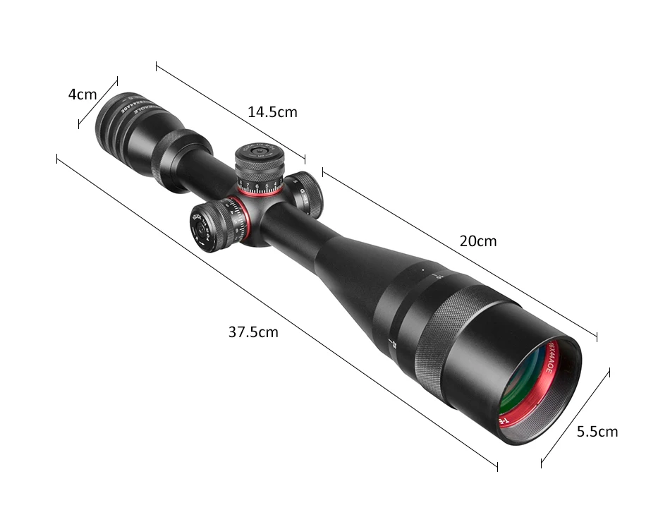 4-16X44 AOE Tacticle прицел красный зеленый охотничий прицел с подсветкой на открытом воздухе точность Охота Socpe Снайпер