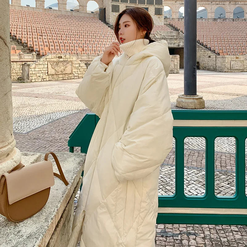 

Photo Shoot Cotton-padded Clothes Women's Mid-length Winter 2019 New Style South Korea Dongdaemun Loose-Fit Network hong yu rong