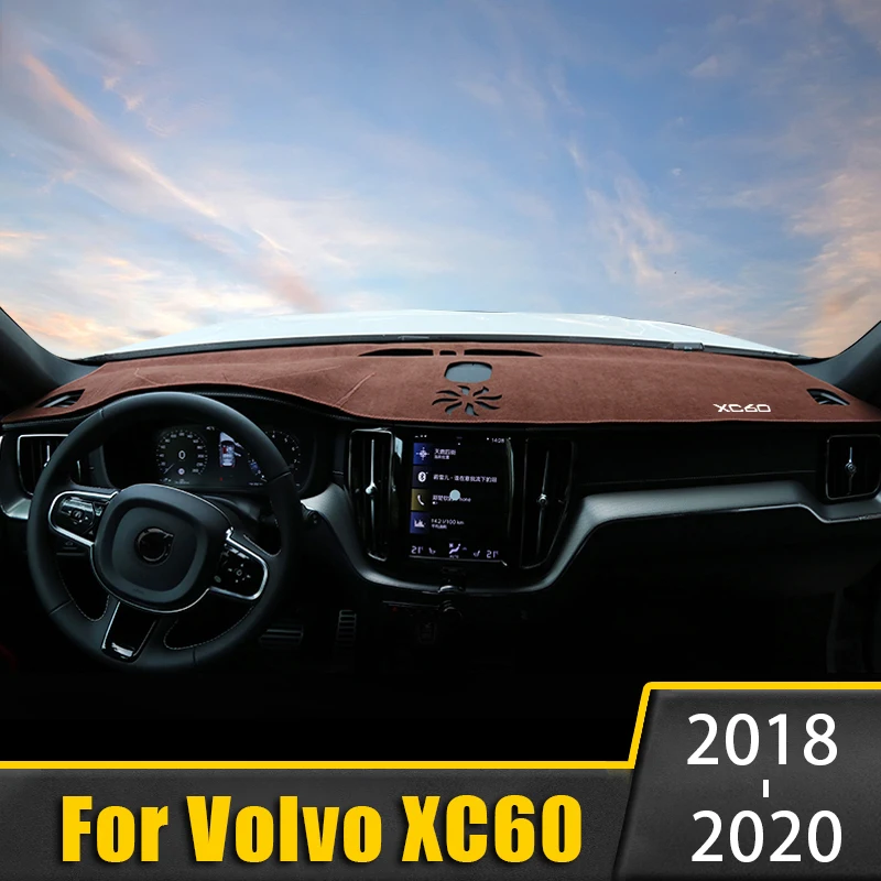 Высококачественная Олеофобная панель для Volvo XC60 2018 2019 2020 коврик приборной панели