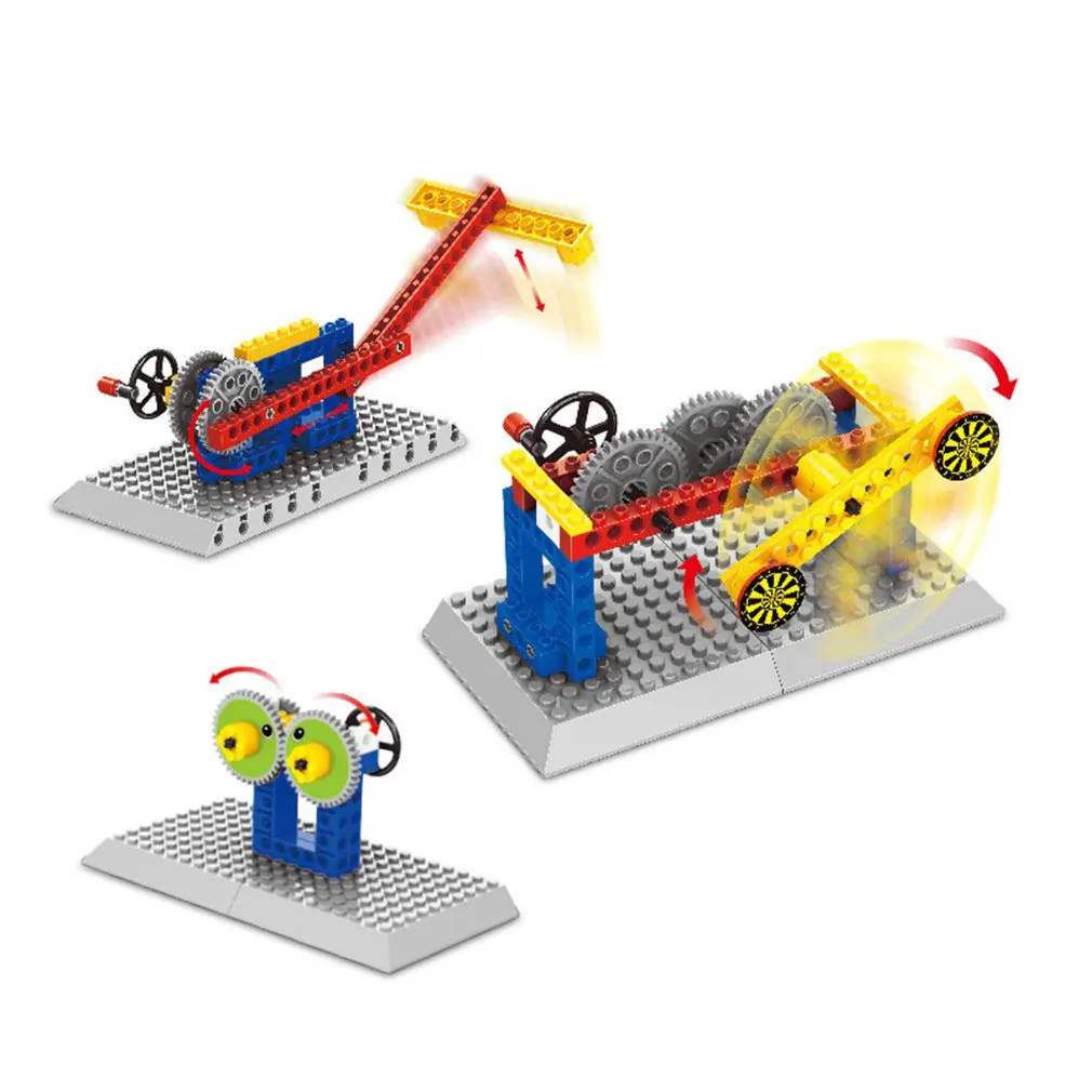 Различные стили, механические строительные подарочные игрушечные блоки для детей, развивающие блоки, игрушки - Цвет: Белый