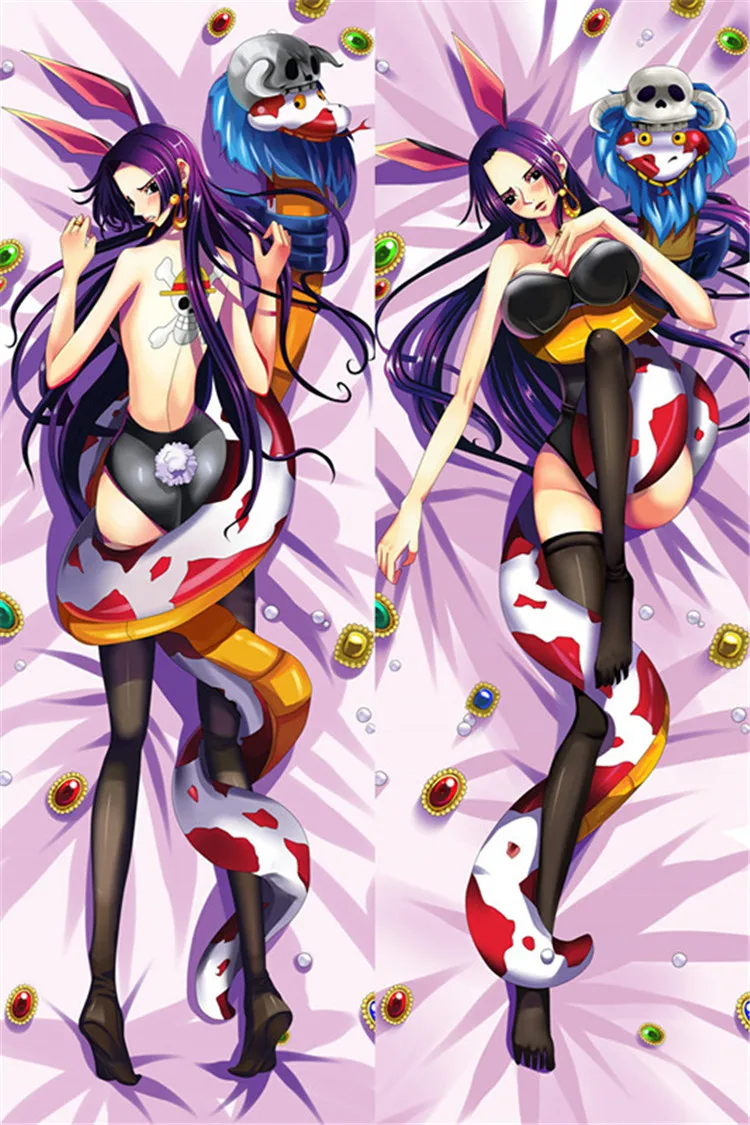 Boa Hancock Nico Robin Pillow Case Bedding Hugging Body One Piece 