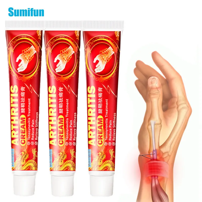 Sumifun1PcsTendonSheathArthritisCreamforHandWristThumbFingerPainReliefTherapy