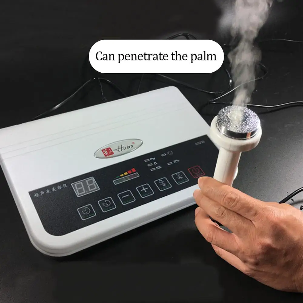  Women Ultrasonic Facial Machine Skin Care Face Whitening High Frequency Ultrasound Vibration Massag