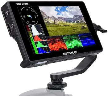 

ANDYCINE 6” 2600nits Camera Field Monitor HDR/3D LUT 4K HDMI Touchscreen with Waveform VectorScope Histogram