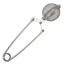 Sfera del tè della maniglia del diffusore del filtro della spezia dell'erba del caffè della maglia della sfera dell'infusore del tè dell'acciaio inossidabile