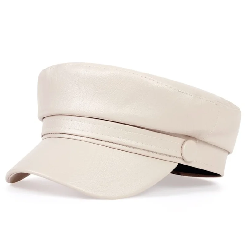 Beret hat woolen beret Korean leather beret fashion ladies hat outdoor leisure caps