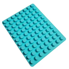 88 Cavities Mini Round Column Mini Cheese Cakes Silicone Molds DIY Fondant Chocolate Pastry Truffle Jelly Candy Baking Ice Molds