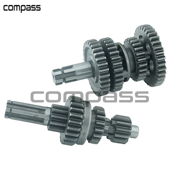 

3+1 Tranmission Main Counter Shaft with Reverse (3 forward + 1 reverse gear) for ATV 50cc-110cc Engine.