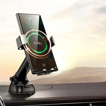

15W Smart Fast Charging Mobile Phone Holder Car Air Outlet Dashboard Gravity Wireless Charging Holder