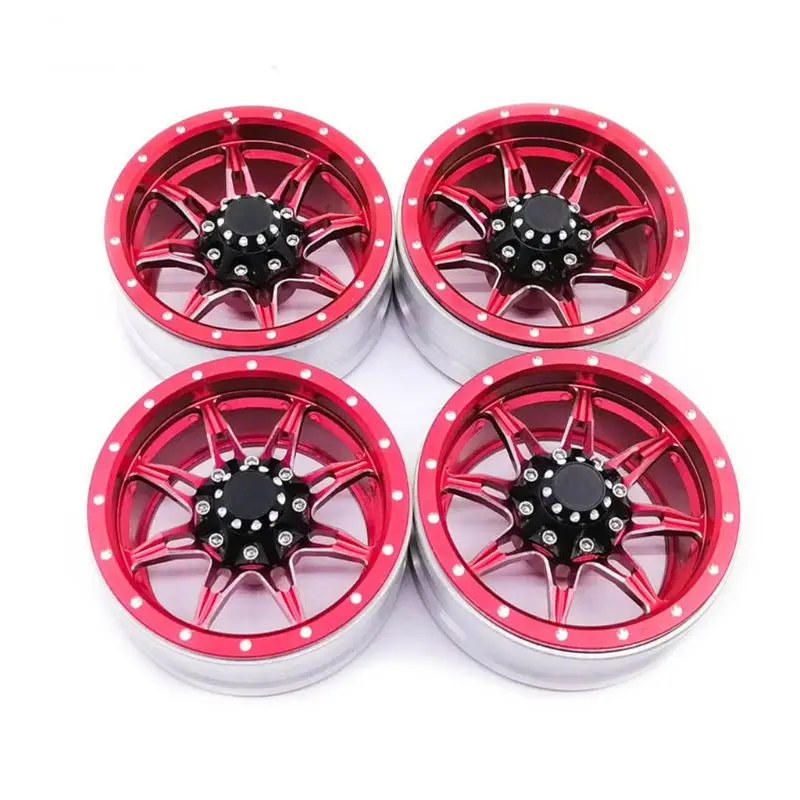

4Pcs 1.9 Inch Metal RC Car Wheel Hub for 1:10 Rock Crawler Redcat SCX10 AXIAL Spare Parts F42E