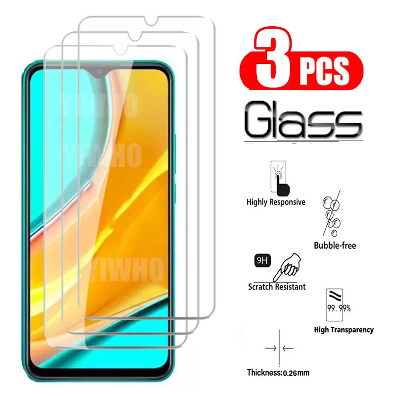 

3pcs Screen Protector Tempered Glass for Xiaomi Redmi 9c Screen Protectors Explosion-proof for Xiaomi Redmi 9 9A 9C A C Film