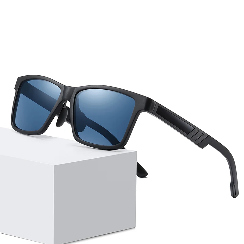 

NEW STANDING DESIGN TR90 Polarized Sunglasses Men 2021 Fashion Square Driving Fishing Mirror Sun Glasses Male UV400