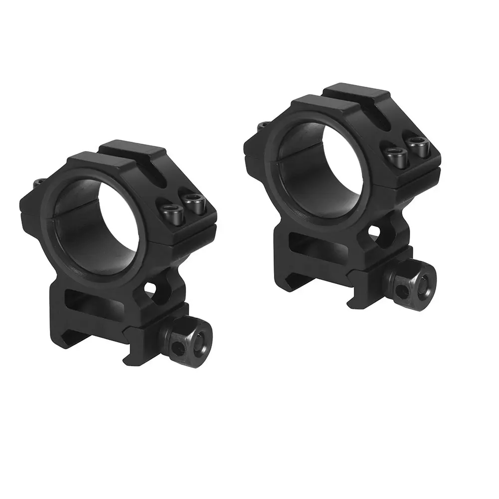 Picatinny Scope Rings 25.4/30MM Low 20mm Rail Rile Scope Mount Picatinny CNC Machining