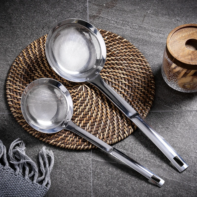 

Stainless Steel Long Handle Soup Oil Separator Kitchen Colander Filtering Spoon Oil Separator Kitchen Colander Filtering Spoon O