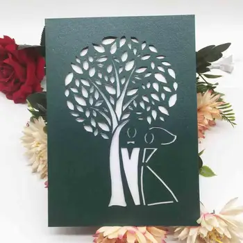 

12pcs Bride And Groom Wedding Invitation Card，250gsm Pearl Paper Design Envelope ，Fancy Dress Party Invitations Cover