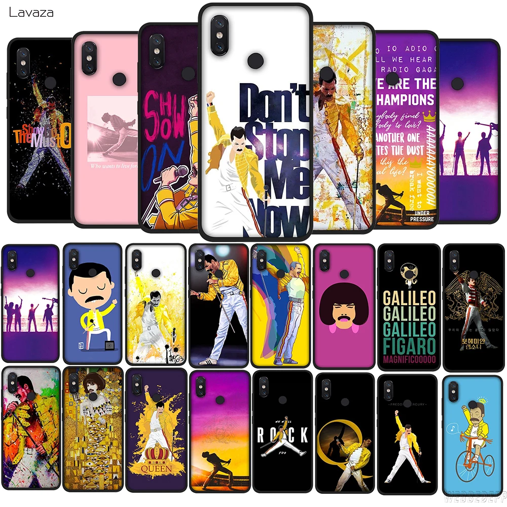 Силиконовый чехол Lavaza Freddie Mercury Queen band из ТПУ для телефона Xiaomi Redmi Note 5 6 7 8 Pro 5A Prime