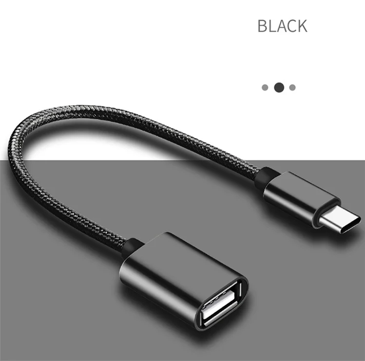 USB C к USB адаптер type C OTG USB кабель C папа к USB 2,0 Женский кабель адаптер для MacBook Pro samsung Hwawei USB-C OTG