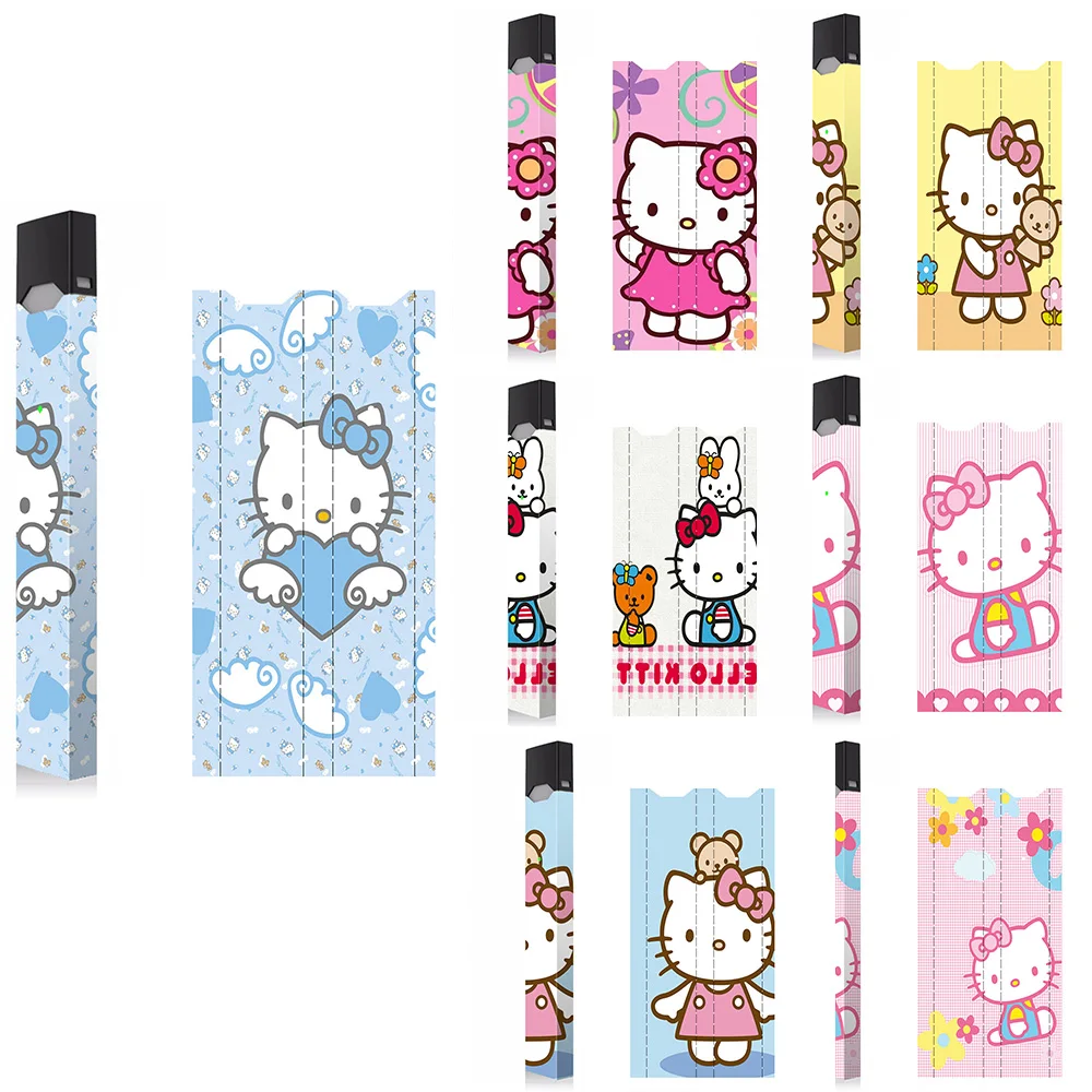 Custom Juul E-cigarette Cartoon Cat Sticker Vinyl Scratch Resistant Protective Cover For Vape Skin | Мобильные телефоны и