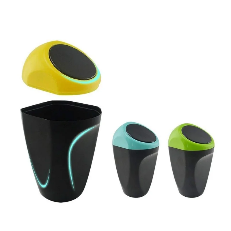 

Car Trash Garbage Durable Car Auto Garbage Trash Can Automotive Waste Storage Mini Home Office Auto Car Vehicle Garbage Can