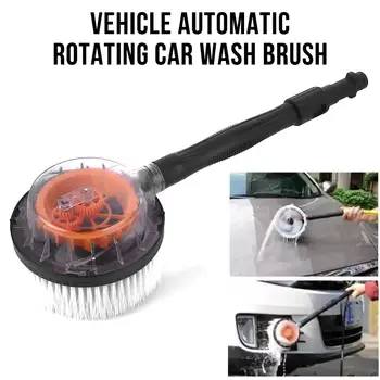 

Vehemo Brush Tire Cleaning Handle Brush Wheel Car Wash Brush Window Water Flow Car Brush for Dirt Remover Automotive