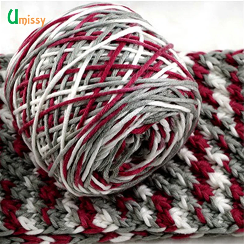 2 шт. пряжа для вязания крючком Высококачественной Гребнечесанию Молока