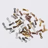 200pcs/ lot Gold Water Drop Pendant End Beads 2*7 3*9mm For Tail Extender Chain DIY Jewelry Making Findings Accessories ► Photo 3/6