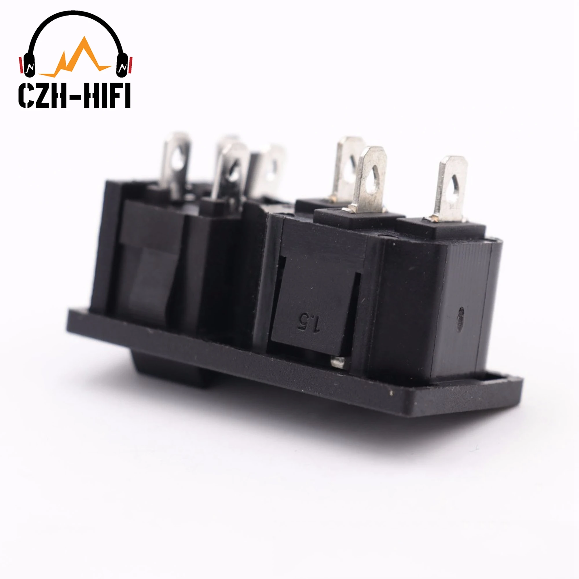 IEC 320 C14 Power Socket AC Power Cord Inlet Jack Receptacle Connector With ON OFF Rocker Switch 250V 10A CCC CE TUV DIY 1PC
