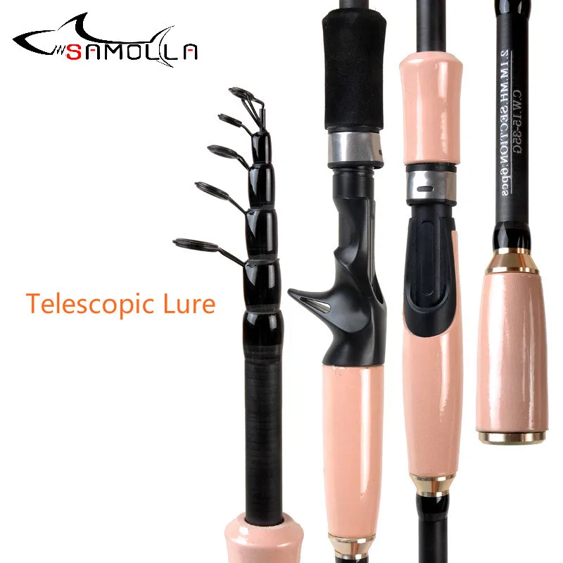 

Telescopic Fishing Rod Casting Spinning Peche En Mer Canne A Peche Carbonne Canna Da Pesca Vara Telescopica Surf Hard Travel Rod