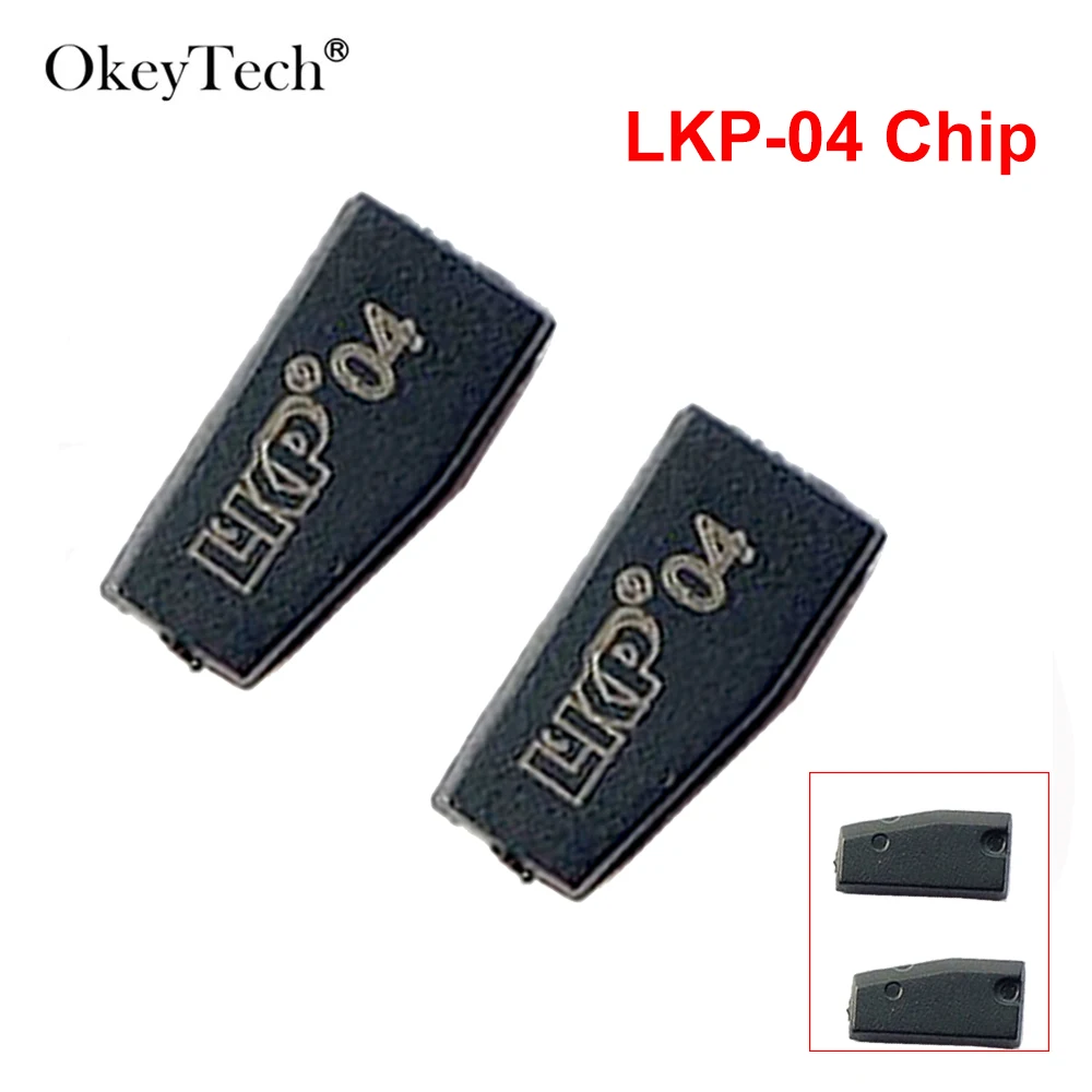 OkeyTech 1 шт. LKP-04 транспондер пустой чип углеродный 128 бит Cloneable Автомобильный ключ-чип для Toyota H Tango Key LKP04 Керамический чип
