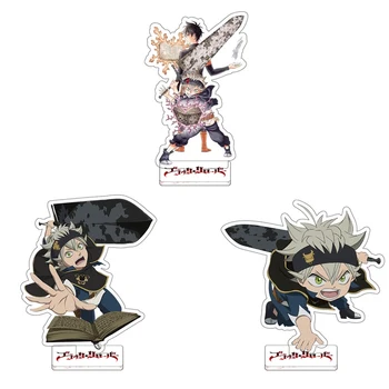 

Love Thank You Black Clover Asta 5 Leaf Magic Acrylic Stand Figure Model Double-side Plate Holder Topper Anime Japanese