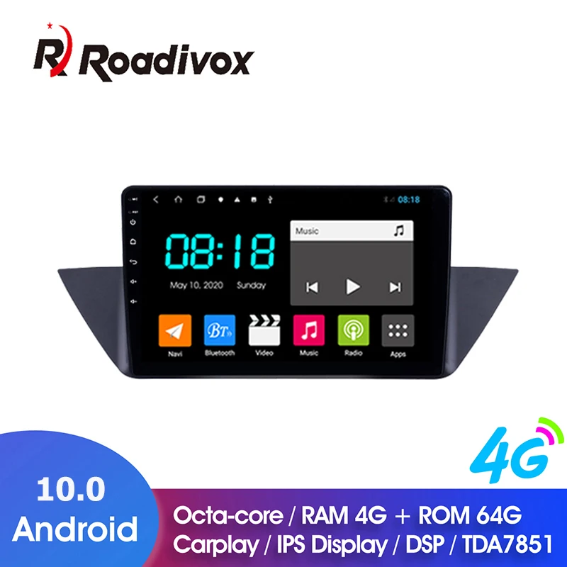 Автомобильный DVD плеер 9 дюймов Android 10 GPS радио для BMW X1 E84 2009 2013 ОЗУ 4 Гб ПЗУ 64 ГБ