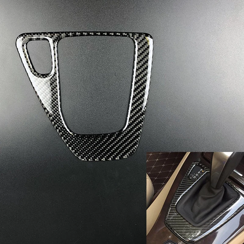 

For BMW 3 Series E90 E92 E93 2005-2012 Carbon Fiber Gear Shift Box Panel Cover Sticker Car Styling Shift Control Stickers New