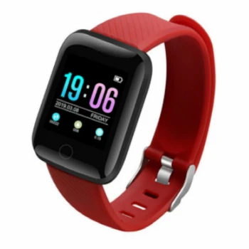 

116Plus Waterproof Smart Bracelet for Men and Women Blood Pressure Heart Rate Sleep Health Monitor Smart Watch Android IOS