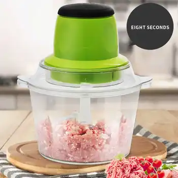 

2L 350W Meat Grinder Electric Kitchen Tool Meat Vegetable Fruits Grinders For Cooking Thickened Motor 20000r/min Blade Speed