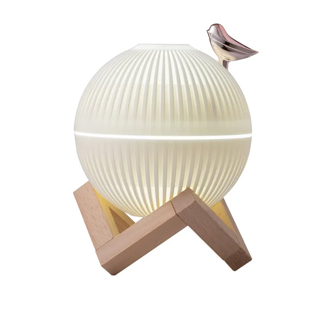 Umidificatore d'aria a ultrasuoni USB da 330 ml con lampada LED calda per la casa, la stanza dei bambini, mini diffusore di aromi, umidificatore_voghion.com