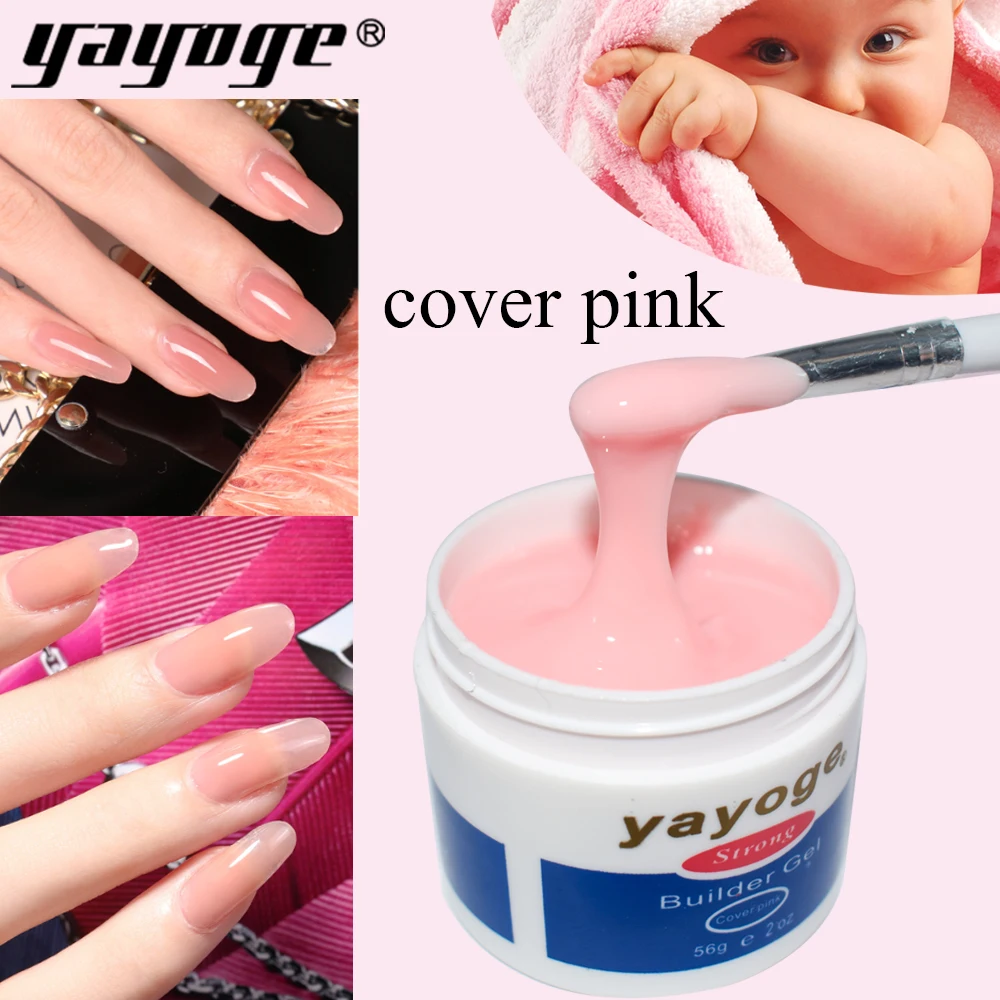  YAYOGE Builder Gel For Nail Extensions Thick Hard Jelly Builder Acrylic Poly Extension Gel cover pi