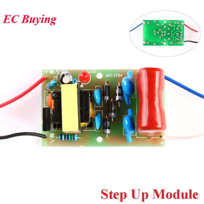 DC 3,7 V zu 1800V Booster Step Up Modul Arc Puls DC Motor mit Hoher Spannung Kondensatoren DC 3,7 V zu 1800V Booster Step Up Modul Arc Puls DC Motor mit Hoher Spannung Kondensatoren