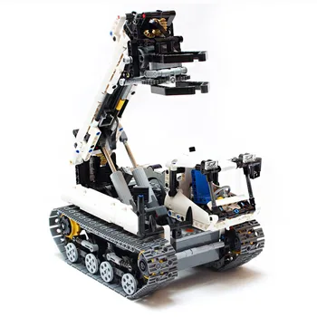 

Excavation Dual use Machine Telehandler MOC Buildding Blocks Crawler Grabber Construction Technic Truck Vehicle Car Bricks Toys